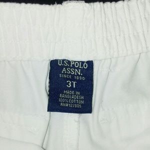 Polo by Ralph Lauren Bottoms - RALPH LAUREN POLO White Cargo Shorts Size 3T Polo by Ralph Lauren Bottoms - RALPH LAUREN POLO White Cargo Shorts Size 3T